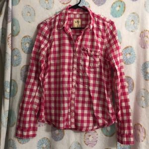 🌸BOGO🌸 Hollister Plaid Long Sleeve Shirt